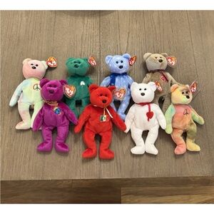 TY Beanie Baby Bundle Of 8 Bears